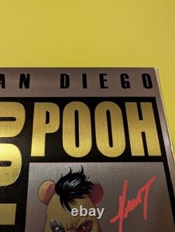 Do You Pooh Comic Embossed Metal Ltd 10 Nm Signed With Coa 7/10