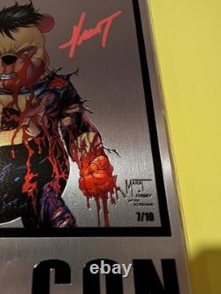 Do You Pooh Comic Embossed Metal Ltd 10 Nm Signed With Coa 7/10