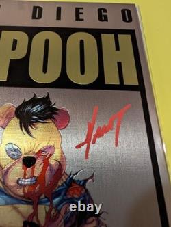 Do You Pooh Comic Embossed Metal Ltd 10 Nm Signed With Coa 7/10