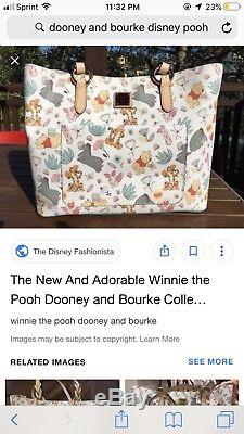 Dooney And Bourke Disney Tote Shoulder Bag Winnie The Pooh