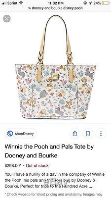Dooney And Bourke Disney Tote Shoulder Bag Winnie The Pooh