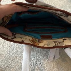 Dooney & Bourke Disney Winnie the Pooh Large Tote Bag Purse Multicolor
