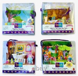 ENTIRE COLLECTION! Vintage 1998 Mattel Pooh's Friendly Places Treehouse Set