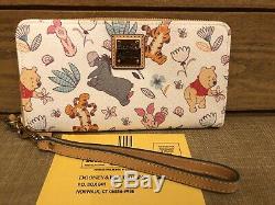EUC Disney Dooney & Bourke Winnie The Pooh Wallet Wrislet Tigger Eeyore & PALS