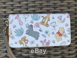 EUC Disney Dooney & Bourke Winnie The Pooh Wallet Wrislet Tigger Eeyore & PALS A