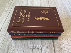 Easton Press Winnie the Pooh Series AA Milne Leather Book Set