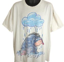 Eeyore T Shirt Vintage 90s Winnie The Pooh Disney Store Made In USA Size 2XL