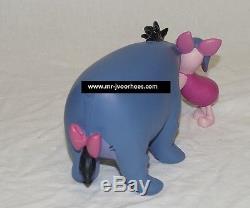 Extremely Rare! Walt Disney Winnie the Pooh Eeyore and Piglet Cuddling Statue