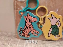 Extremely Rare Winnie The Pooh Set Of 3 Clip And Read, NEW Pooh, Tigger & Piglet