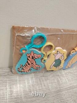 Extremely Rare Winnie The Pooh Set Of 3 Clip And Read, NEW Pooh, Tigger & Piglet