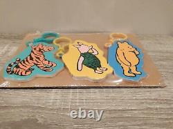 Extremely Rare Winnie The Pooh Set Of 3 Clip And Read, NEW Pooh, Tigger & Piglet