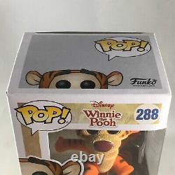 FUNKO Pop! Winnie the Pooh Tigger Flocked #288 Vinyl Figure 2017 Convention Excl