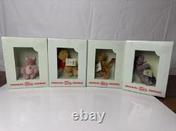 Fabulous Set Hermann Winnie The Pooh Mohair Characters, Limited Edition Boxed