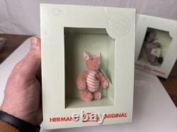 Fabulous Set Hermann Winnie The Pooh Mohair Characters, Limited Edition Boxed