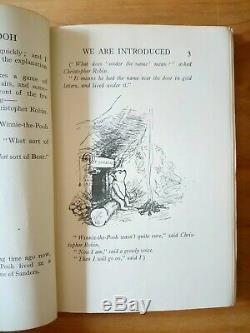 First Edition Winnie The Pooh. A A Milne & E H Shepard. 1st / 3rd Printing. 1927