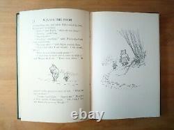 First Edition Winnie The Pooh. A A Milne & E H Shepard. 1st / 4th Printing. 1927