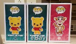 Funko POP! Disney#32Winnie the Pooh #32 SDCC 2012 Flocked480 Exclusive#47 Tigger