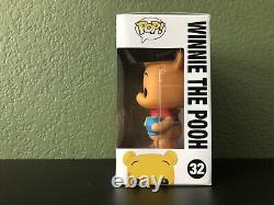 Funko POP! Disney Store Winnie The Pooh #32 Vaulted /w Hard Stack Case Damaged
