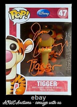 Funko POP! Disney Tigger (Vaulted HTF) Signed by Jim Cummings JSA