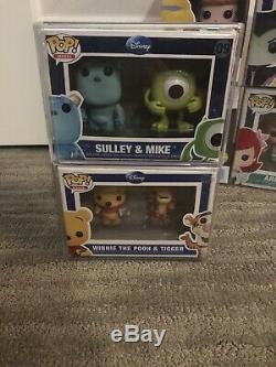 Funko Pop Disney Minis #3 Winnie The Pooh And Tigger And #9 Sulley And Mike