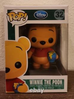Funko Pop Disney Store Winnie the Pooh 32 Rare Retired Blue Logo