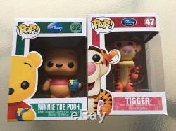 Funko Pop Disney Winnie The Pooh & Tigger #32 & #47 (Vaulted) withProtectors