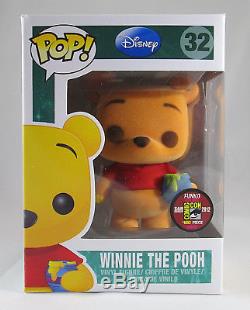 Funko Pop! Flocked Winnie the Pooh SDCC 2012 LE 480 Disney #32