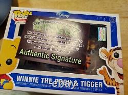 Funko Pop! Jim Cummings Signed Winnie the Pooh & Tigger 03 Vinyl Figure 2 Pack