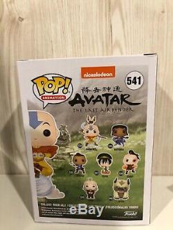 Funko Pop Vinyl Animation Avatar Aang On Airscooter Glow Chase Limited Edition