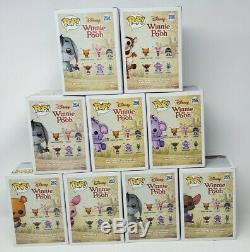 Funko Pop! Winnie The Pooh Lot of 9 Sdcc Tiger Eeyore Hot Topic Chase
