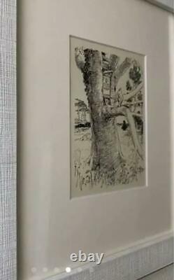 Further Nice Framed Winnie The Pooh Illustration 1930 With Warranty