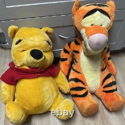 GENUINE Winnie The Pooh And Tigger HUGE Vintage Mattel And Fisher Price