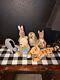 Gund Classic Pooh Set Stuffed Plush Lot Kanga Rabbit Owl Eeyore Rare 10-12