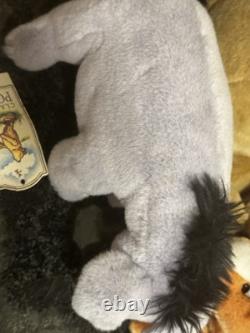 GUND Classic Pooh Stuffed Plush Set Lot Kanga Rabbit Owl Tigger Eeyore RARE VHTF