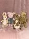 Gund Classic Pooh Stuffed Plush Set Lot Kanga Rabbit Pooh Tigger