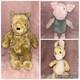 Gund Lot Classic Pooh Stuffed Plush Set Rabbit Pooh Tigger