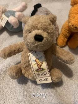 GUND Winnie the Pooh Mini Stuffed Animals Set Pooh, Piglet, Eeyore, Tigger