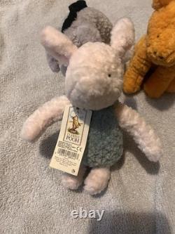 GUND Winnie the Pooh Mini Stuffed Animals Set Pooh, Piglet, Eeyore, Tigger