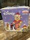 Gemmy Airblown Inflatable Winnie The Pooh With Christmas Hat And Stocking Disney
