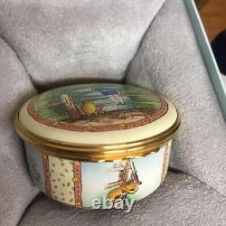 Halcyon Days Disney Classic Winnie the Pooh Enamel Trinket Box with box USED GC