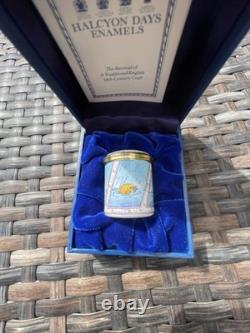 Halcyon Days Enamels Winnie the Pooh Handmade Collectible Trinket Box