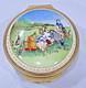 Halycon Days Disney Winnie The Pooh Rare Tea Party Picnic Enamel Trinket Box