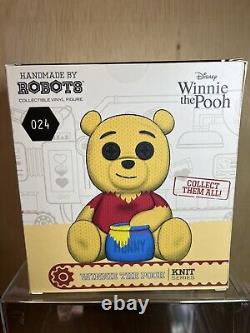 Hand Made by Robots Winnie the Pooh #24 Auto by Jim Cummings JSA