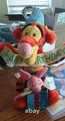 Happy Birthday Tigger And Piglet Plush