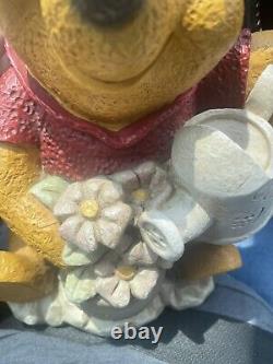 Henri Studio 2001 Disney Winnie The Pooh Garden Statue Rare 1905R Resin Winnie