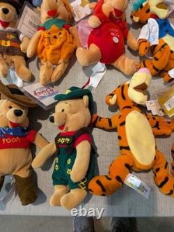 Huge Lot Of 31 Disney Store Bean Bag Plush Winnie The Pooh Tigger Eeyore Piglet