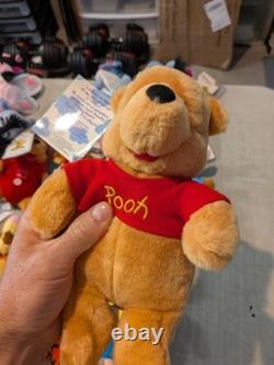 Huge Lot Of 31 Disney Store Bean Bag Plush Winnie The Pooh Tigger Eeyore Piglet