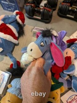 Huge Lot Of 31 Disney Store Bean Bag Plush Winnie The Pooh Tigger Eeyore Piglet