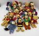 Huge Lot Of 21 Winnie The Pooh 8 Bean Bag Various Characters