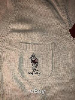 Iceberg History Cardigan Sweater Winnie The Pooh Disney Sz XL Italy 1990